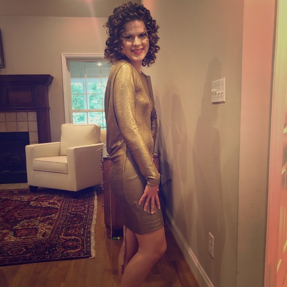 House of CB Gold cocktail dress - Picture 4 of 9